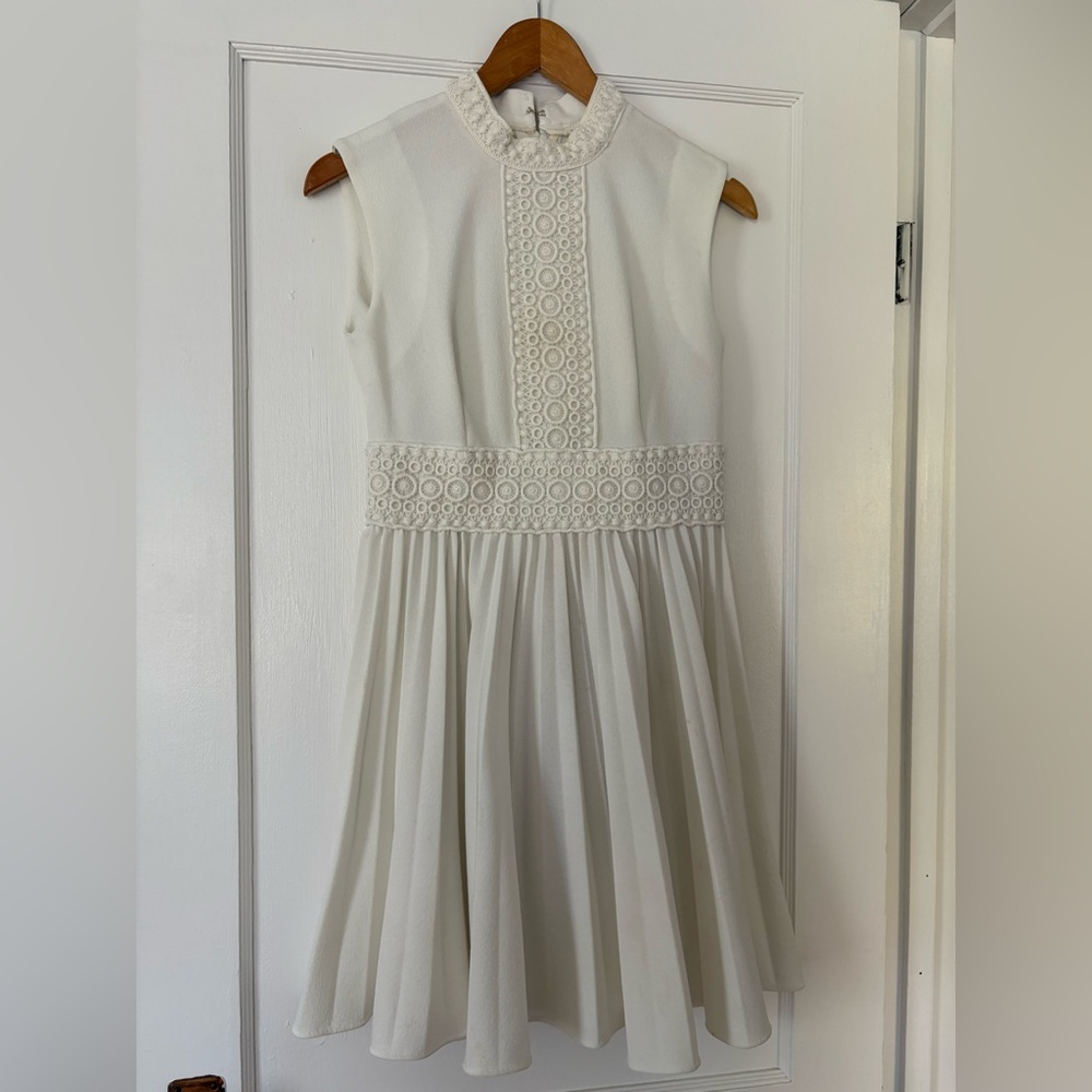 Vintage, white cocktail dress